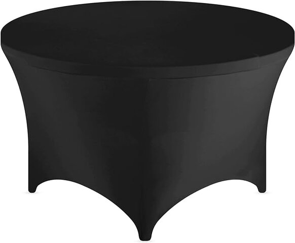 Black Round Linen for 60in Table