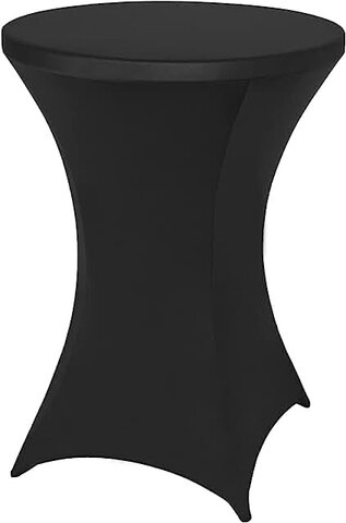 Black Cocktail Table Cover