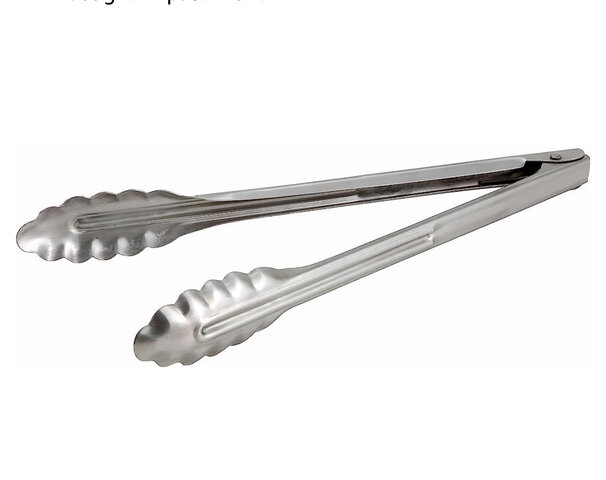 12in Stainless Steel Tongs