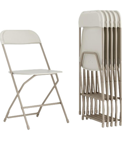 Beige Folding Chair