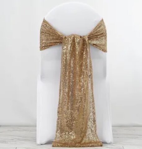 Gold chair Sash