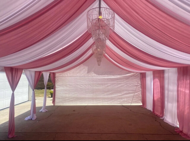 20x33 Tent Draping 