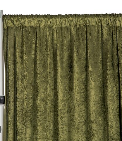 Velvet Green Drape 12ft