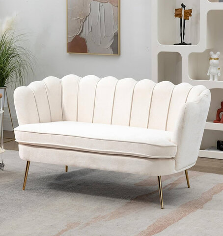 Cream Settee