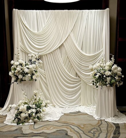Custom Draped Backdrop 