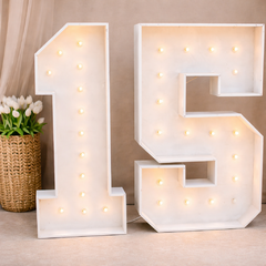 4ft Light up Marquee Numbers