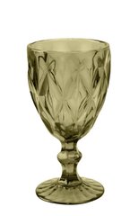 Olive Glass Goblet