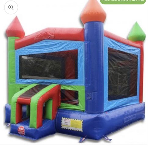 Rainbow Castle Bounce (No hoop)