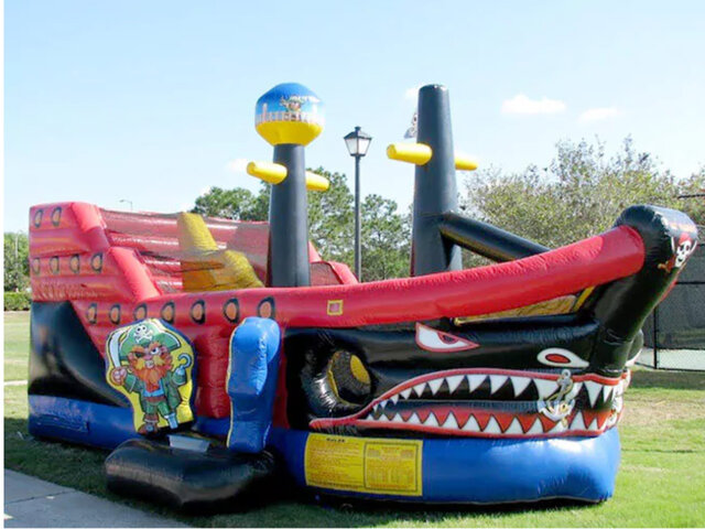 Lil' Pirate Ship Combo Slide Obstacle toddlers
