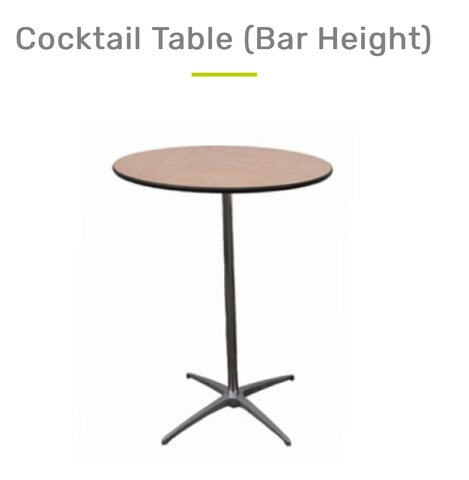 Highboy Cocktail Table