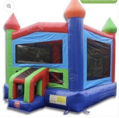 Rainbow Castle Bounce (No hoop)