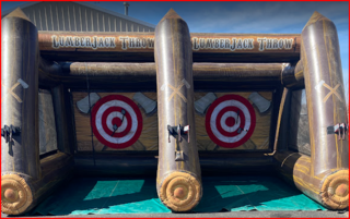 Lumberjack Dual Inflatable Axe Throw
