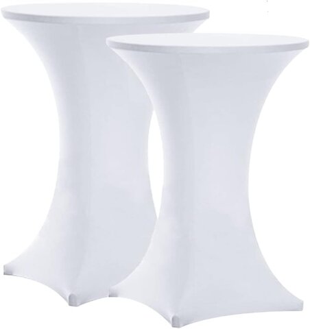 High Top Table White Linens