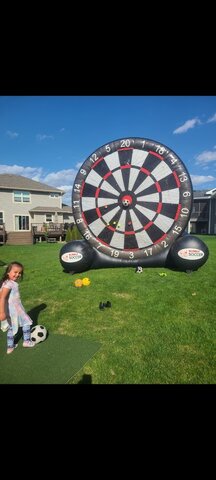Inflatable Soccer Dart Board 