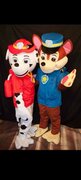 Paw Patrol Characters. Sky, Marshall, Chase  
