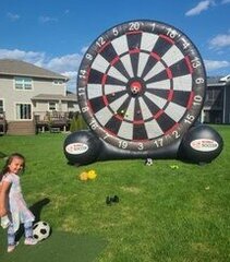 Inflatable Soccer Dart Board 