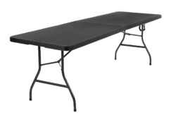 8 Feet Black Folding Table