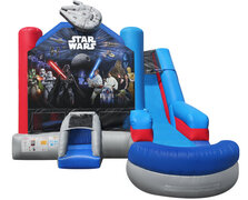 Combo Bounce Houses with Wet or Dry Slides