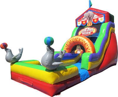 Circus Theme Water Slide Rental