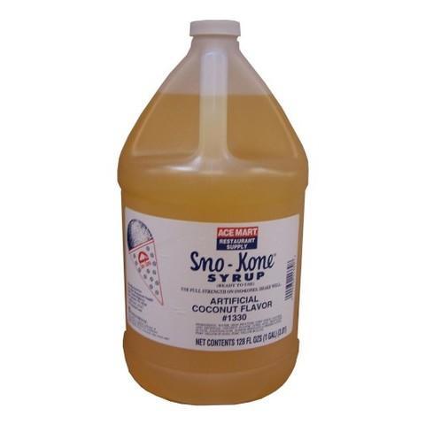 Snow-cone Syrup set, YELLOW COCONUT