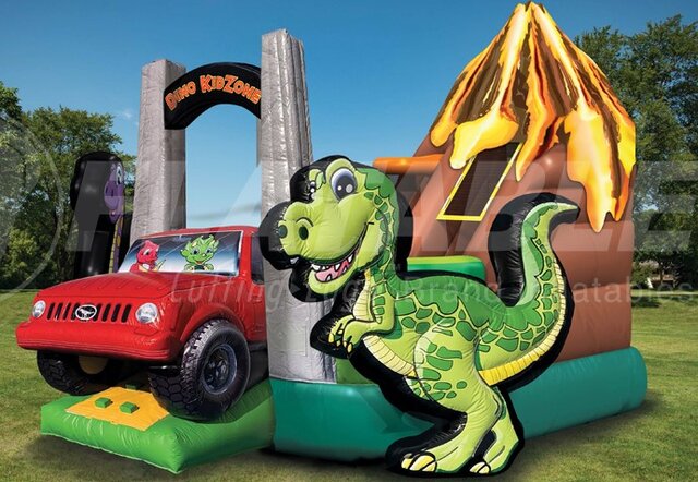 Dino Adventures 4-in-1 Combo with Wet/Dry Slide