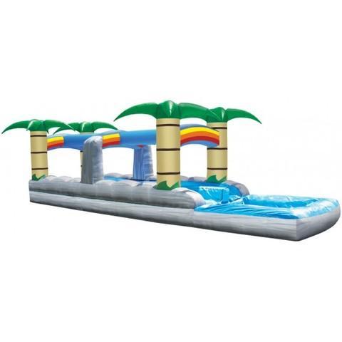 Hawaiian Slip and Slide 35 ft Dual Lane with Pool