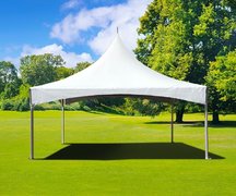 15X15 High Peak Tent White