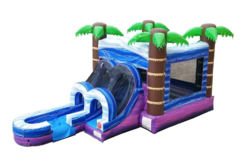 Jolly Jungle Combo with Water Slide & Inflated Landing