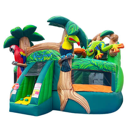 Rainforest 4-in-1 Combo with Wet/Dry Slide