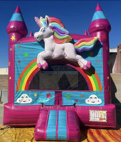 13x13 Unicorn Bounce castle 