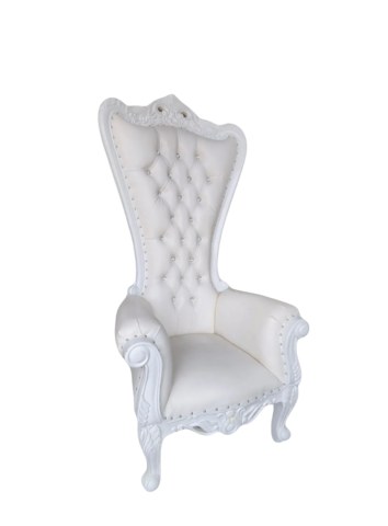 All White Throne chair 