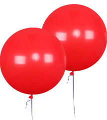 24 inch Big Red Balloons 10 Pack 