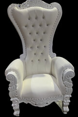 All White Throne chair 