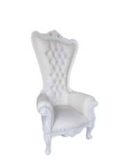 All White Throne chair 