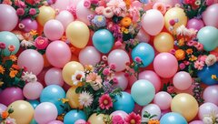 Flower/ Balloon Backdrops 