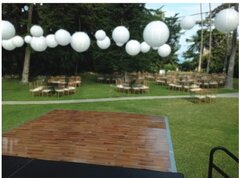 6X8 Indoor/Outdoor Wood Dance Floor