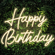 Happy Birthday light up sign