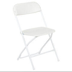 White Lightweight Folding Chair