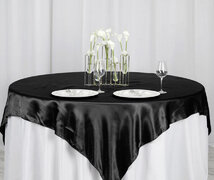 Satin Overlay Linen