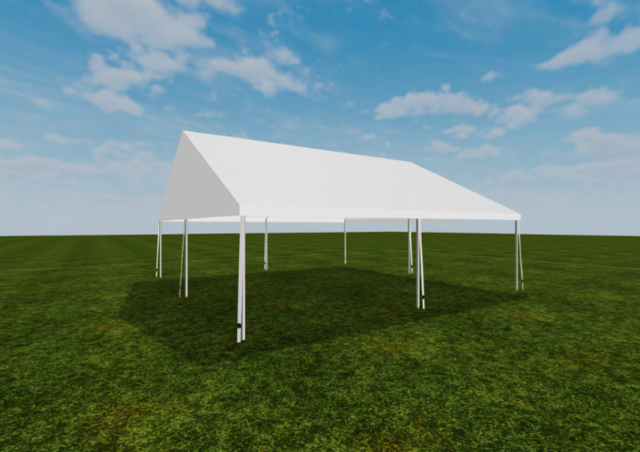 30X30 Keder White Frame Tent 