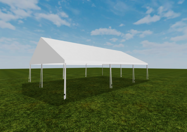 30X45 Keder White Frame Tent 