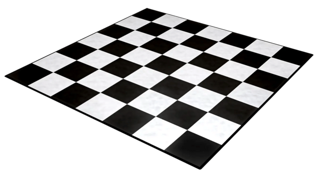 Black and White Checkered Dance Floor