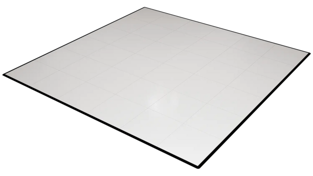 White with Black Border Dance Floor