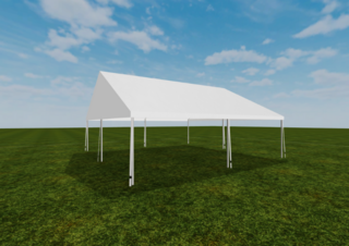 30x30 Keder White Frame Tent 