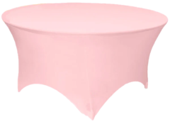 5FT Round Spandex Table Cover - Pink