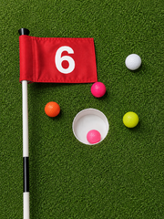 6 Hole LED Mini Golf