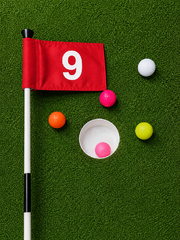 9 Hole LED Mini Golf