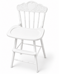 White Rustic High Chair