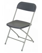 Dark Grey Folding Chairs