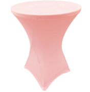 Cocktail Table Spandex Table Cover - Pink